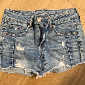 Denim shorts